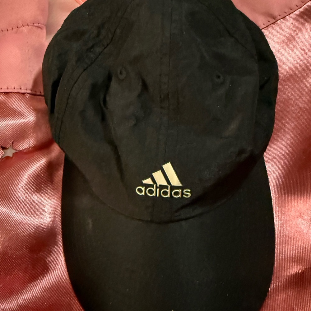 Adidas Black Cap with Gold Logo